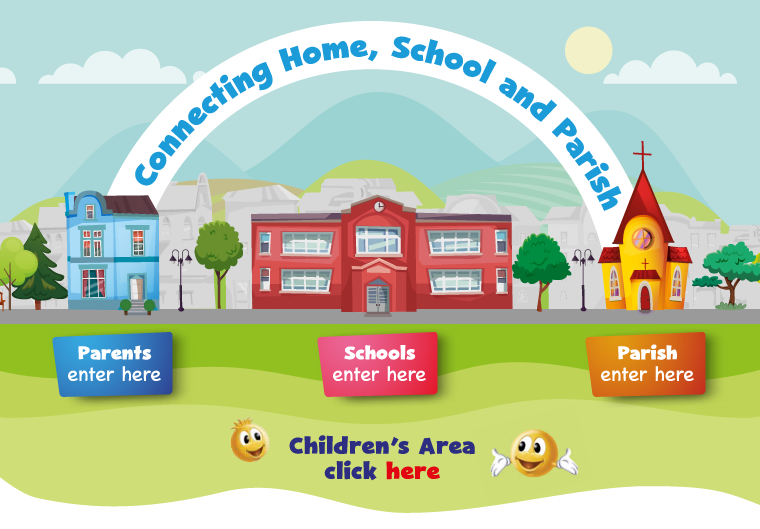 Connecting Home School and Parish with the Sunday Gospel - Parents, school & Parish praying together for the best for our children