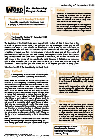 The Wednesday Word Parish Resource